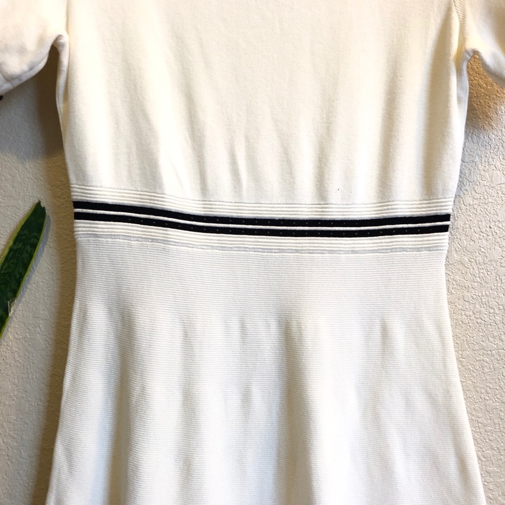 Maison Jules || NWT Scalloped Fit Flare Dress - Picture 3 of 7